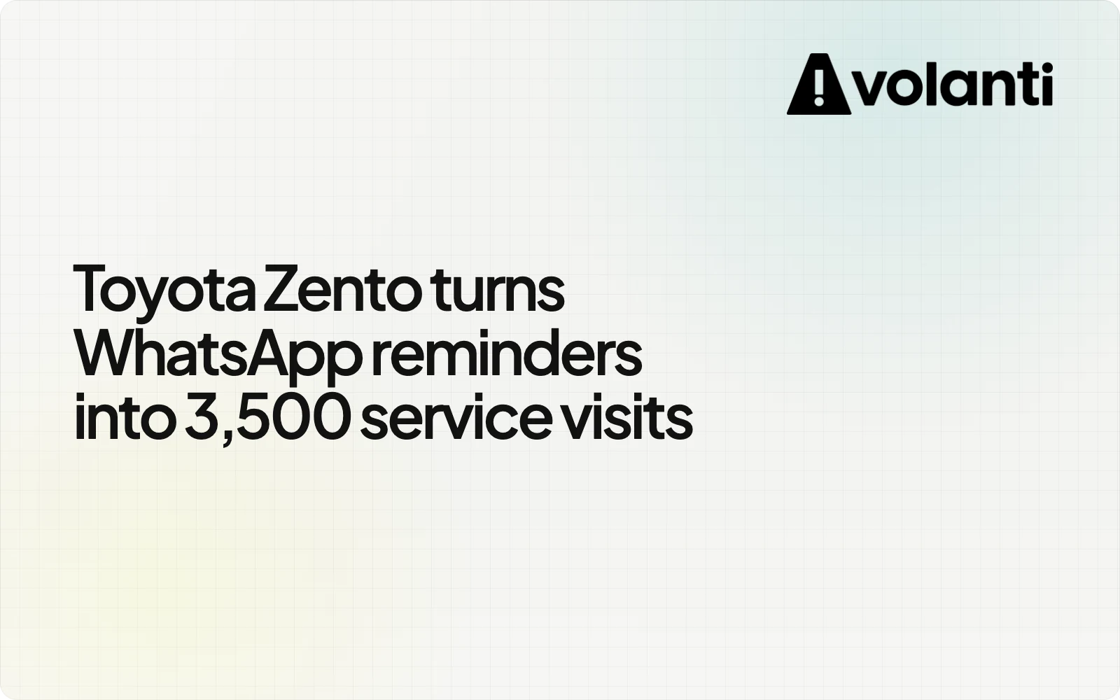 Toyota Zento turns WhatsApp reminders into 3,500 service visits